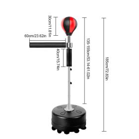 Boxing Ball Reaction Target Spinning Vertical Trainer