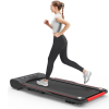 Under Desk Walking Pad Treadmill Foldable with Handlebar Remote Controll