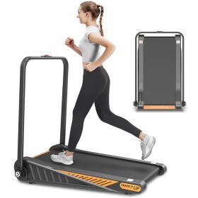 Under Desk Walking Pad, Treadmill 15% Incline 2.0HP 240LBS with Remote Control