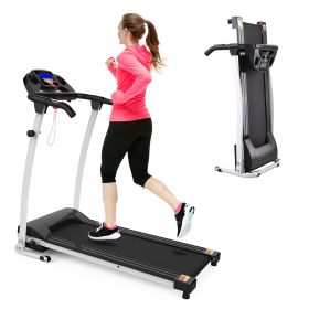 FYC Folding Treadmills for Home, Foldable Electric Treadmill with LCD display, Lightweight Compact Treadmill Fitness Running Walking Jogging Exercise