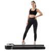 Under Desk Treadmill 2.5HP Slim Walking Treadmill 265LBS - Electric Treadmill with APP Bluetooth Remote Control LED Display; Running Walking Jogging f