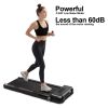 Under Desk Treadmill 2.5HP Slim Walking Treadmill 265LBS - Electric Treadmill with APP Bluetooth Remote Control LED Display; Running Walking Jogging f