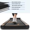 Under Desk Treadmill 2.5HP Slim Walking Treadmill 265LBS - Electric Treadmill with APP Bluetooth Remote Control LED Display; Running Walking Jogging f