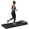 Under Desk Treadmill 2.5HP Slim Walking Treadmill 265LBS - Electric Treadmill with APP Bluetooth Remote Control LED Display; Running Walking Jogging f