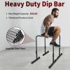 Power Tower Dip Station with Bench Pull Up Bar Stand Adjustable Height Heavy Duty Multi-Function Fitness Training Equipment