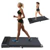 Under Desk Treadmills Low Noise Walking Pad for Home/Office Lightweight Portable Running Jogging Machine with Remote Control LED Display