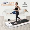 FYC Under Desk Treadmill 2.5HP Slim Walking Treadmill 265LBS - Electric Treadmill with APP Bluetooth Remote Control LED Display;  Running Walking Jogg