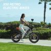 JANSNO X50 Electric Bike with a Powerful 750W Brushless Motor, Long-Lasting 48V 12.8A Battery, 20 Inch Fat Tires, 7-Speed Shimano Gear System 26MPH Sn