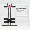 Straight Linear Type Powerful Private Fitness Club Abdomen Exerciser Black