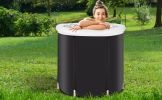 Recovery Ice Tub Foldable Adult Bathtub Outdoor Portable Cold Water Therapy Tub Fitness Rehab Ice Tub For Athletes Long Lasting Insulated Ice Tub, Adu