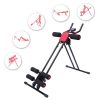 Straight Linear Type Powerful Private Fitness Club Abdomen Exerciser Black