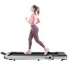 Folding Treadmill, Installation-Free Under Desk Electric Treadmill 2.5HP, with Bluetooth APP and speaker, Remote Control, Display, Walking Jogging Run