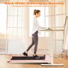 Walking Pad Treadmill Under Desk for Home Office Fitness, Mini Portable Treadmill with APP Remote Control and 16 Inch Running Area(Note: Forbidden to